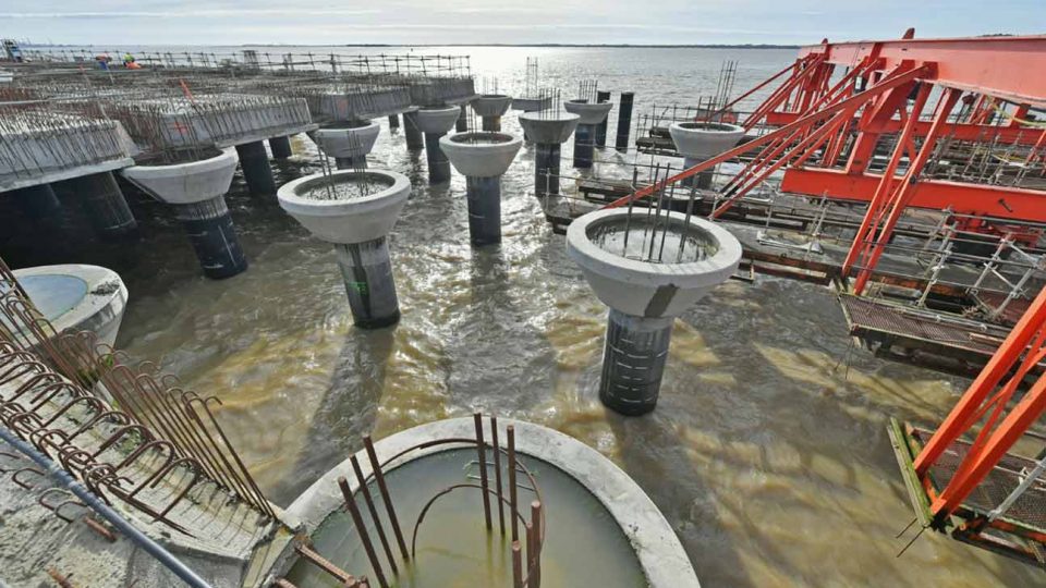 extension du terminal de Montoir-de-Bretagne a pour but de répondre aux nouvelles exigences du trafic conteneurisé